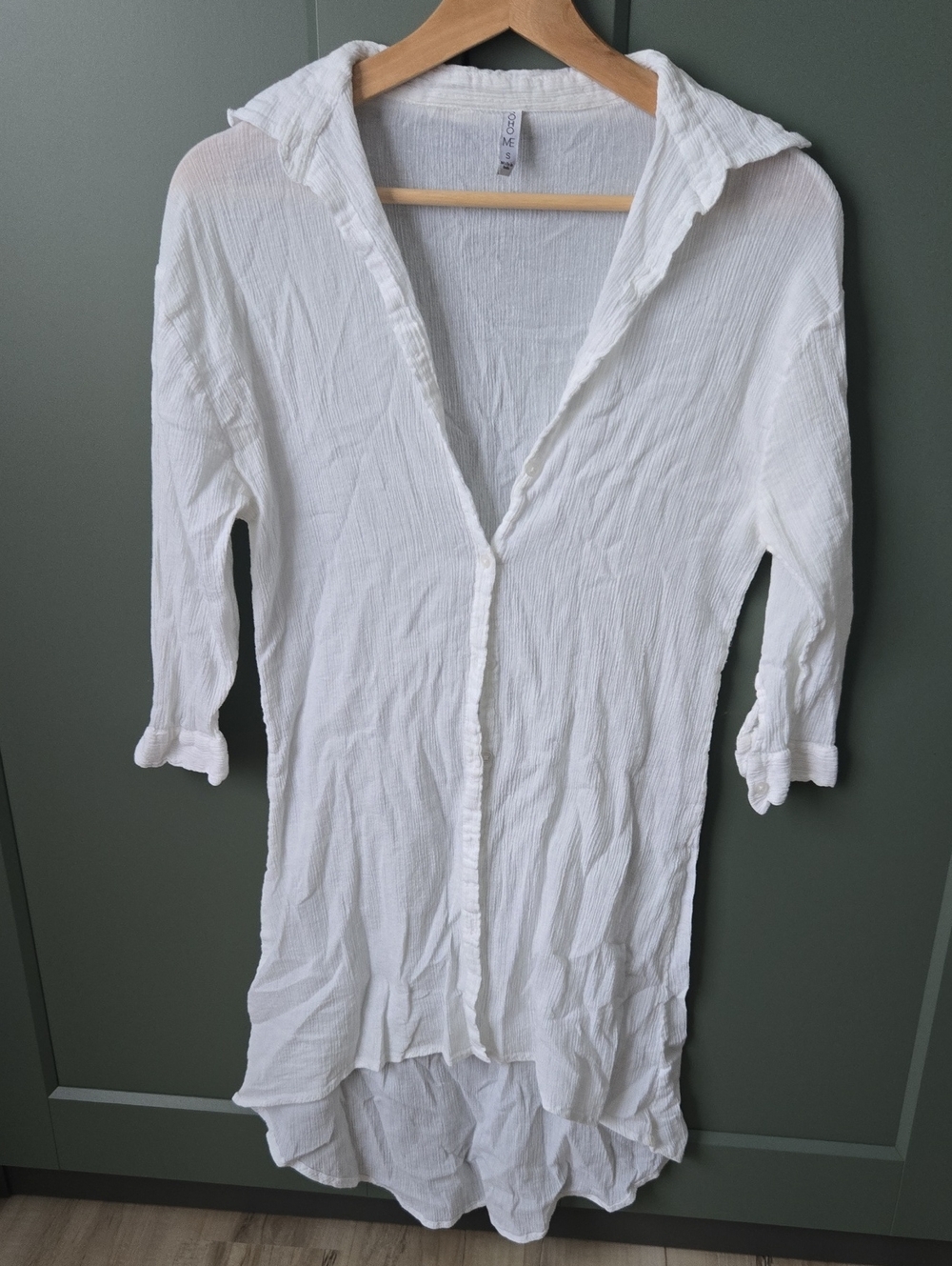Beach asymmetrical Button Down